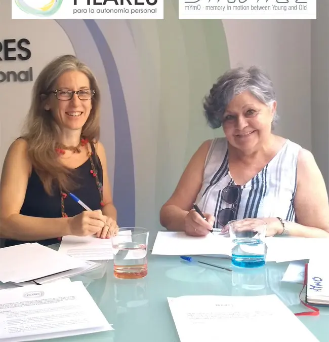 Fundación Pilares y MyMo firman un convenio para establecer la coordinación y colaboración respecto a la promoción de la participación activa de los adultos y mayores en la sociedad