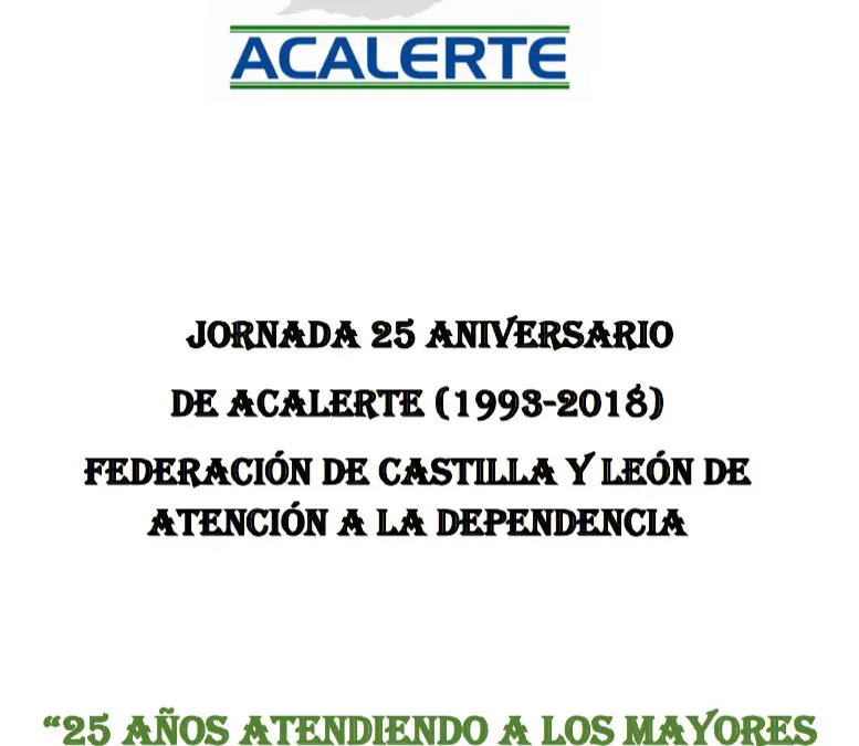 Jornada 25 aniversario de ACALERTE