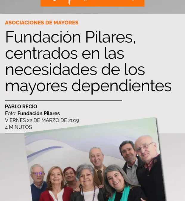 Entrevista a Pilar Rodríguez en la revista 65 y más