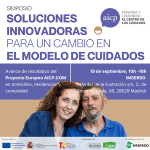 Simposio "Soluciones innovadoras para un cambio en el modelo de cuidados" Carteleria RRSS Simposio AICP.COM Soluciones innovadoras para un cambio en el modelo de cuidados