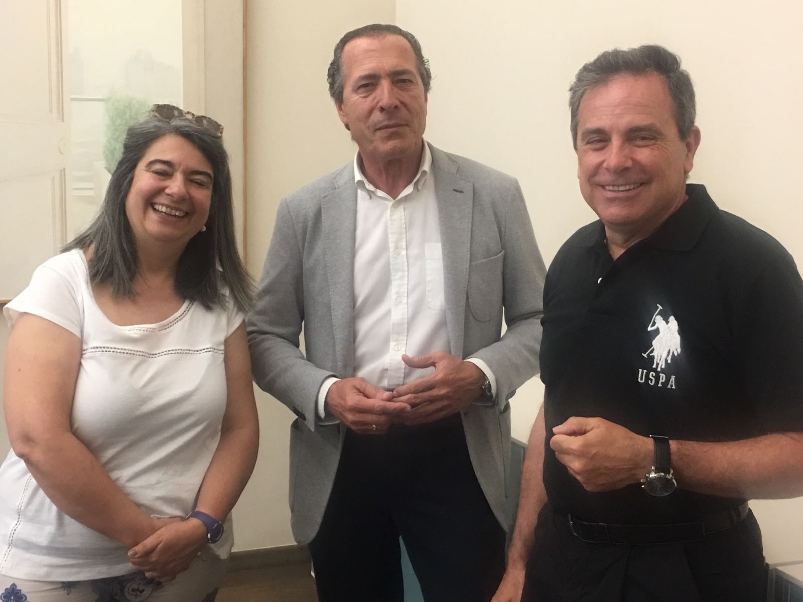 Miguel Zaragoza Fernández, diputado del Área de Bienestar de las personas de la Diputación de Alicante y José Ramón Martínez Riera, de la Asociación de Enfermería Comunitaria.