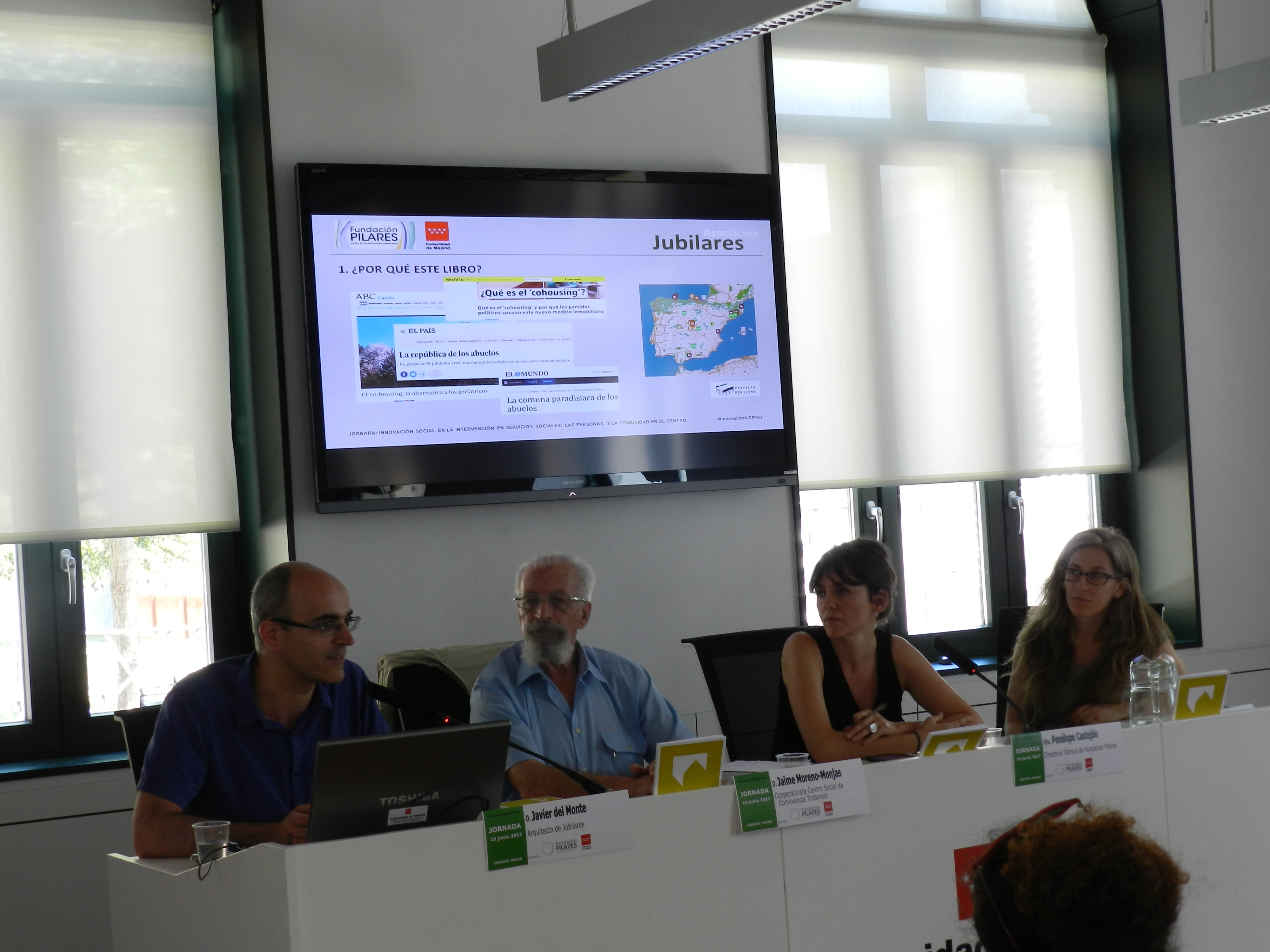 Javier del Monte, Jaime Moreno-Monjas, Penélope Castejón y Eleonora Barone