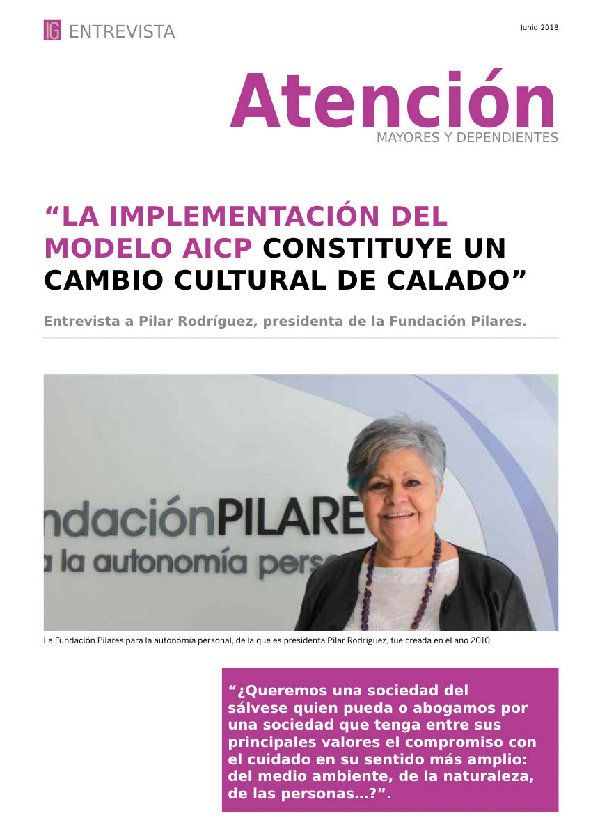 Entrevista a Pilar Rodríguez en InfoGeriatría