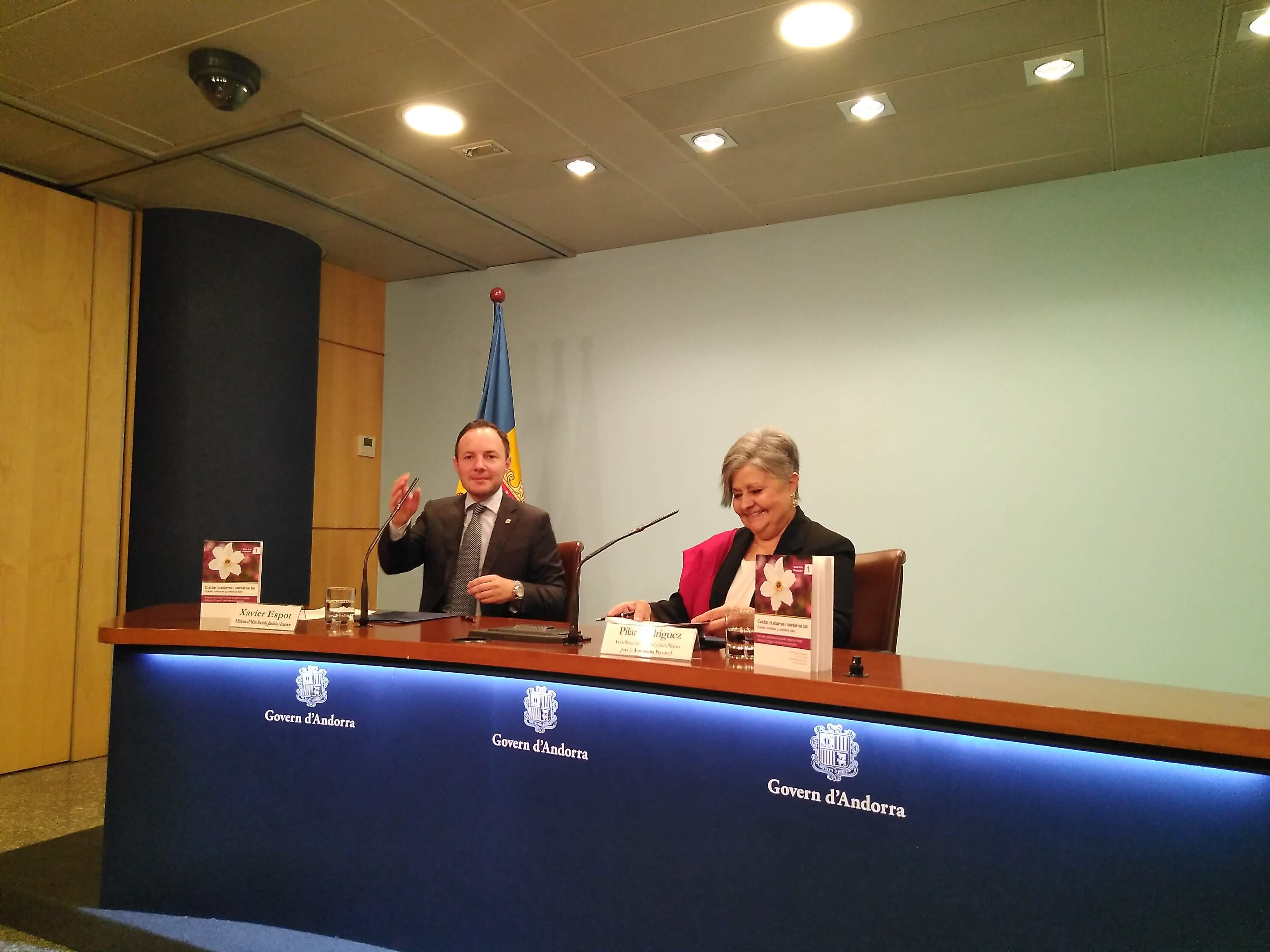 Convenio de Colaboración entre el Gobierno de Andorra y la Fundación Pilares Xavier Espot y Pilar Rodríguez Rodríguez