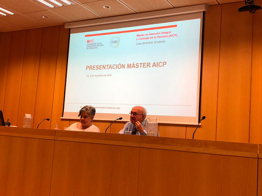 Primera sesión Máster AICP. Pilar Rodríguez y Ramón Bayés