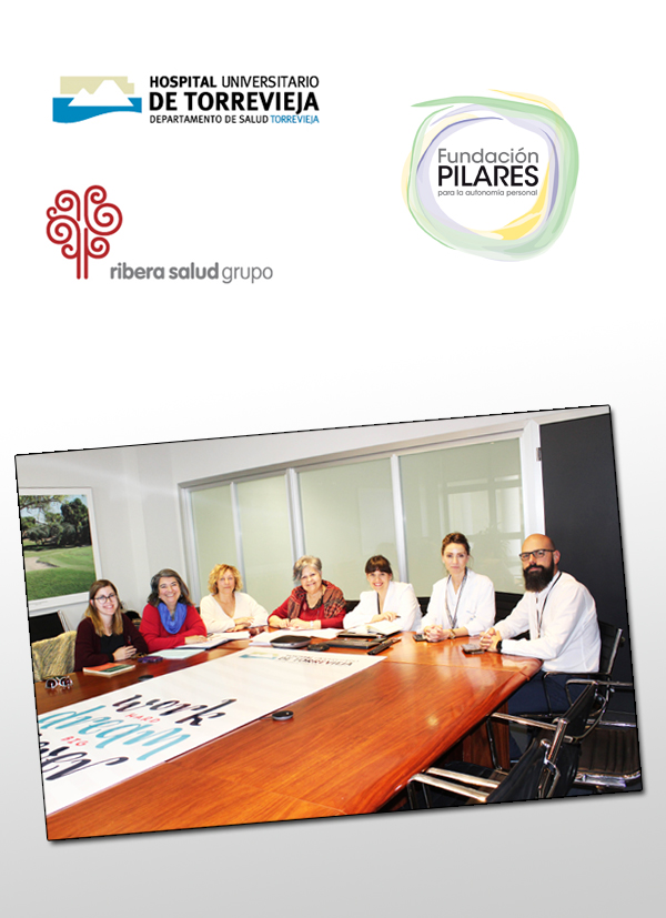 Reunión de trabajo de Fundación Pilares con responsables del Hospital de Torrevieja Fundación Pilares, II Congreso de Gestión de la Dependencia
