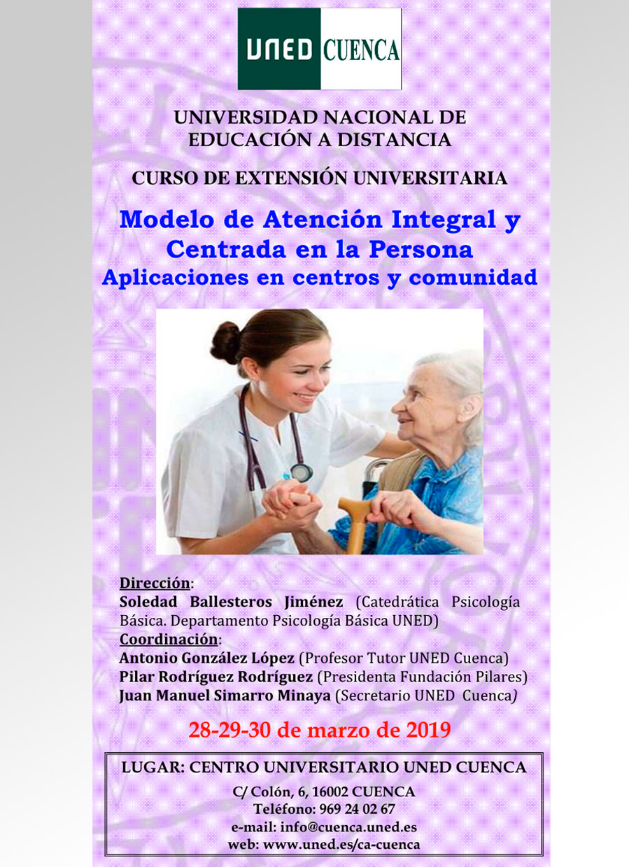 Modelo de Atención Integral y Centrada en la Persona: Aplicaciones en centros y comunidad