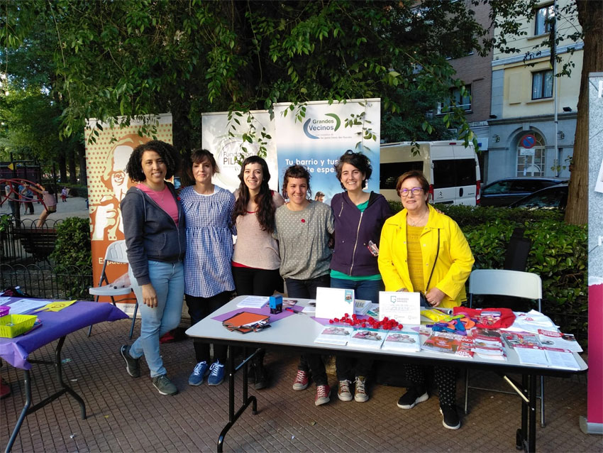 Fundación Pilares participa en la II FERIA de ENTIDADES de EnREDate en Chamberí. 07/06/2019 190607 enredate chamberi foto 03