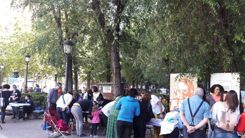 Fundación Pilares participa en la II FERIA de ENTIDADES de EnREDate en Chamberí. 07/06/2019 190607 enredate chamberi foto 04