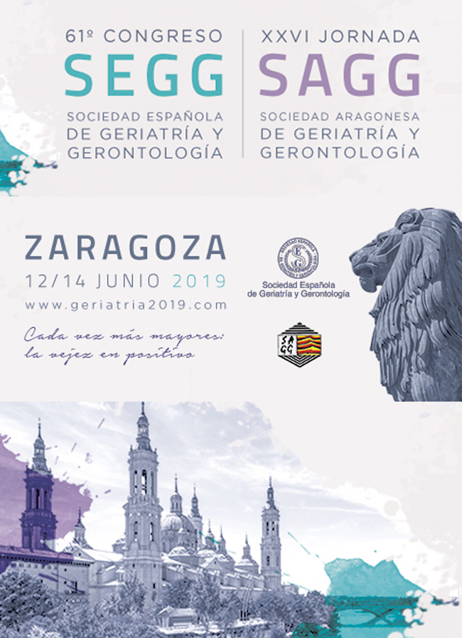 Fundación Pilares presente en el 61 Congreso de la SEGG. Zaragoza, 12-14/06/2019 VII Congreso Internacional Dependencia y Calidad de Vida
