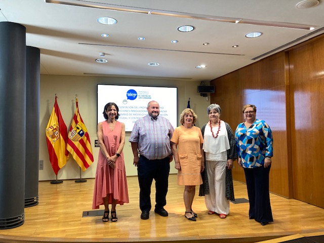 Puesta en marcha del Proyecto AICP.COM en Aragón. Firma convenio de colaboración con el departamento de Ciudadanía y Derechos Sociales Presentacion AICP Aragon